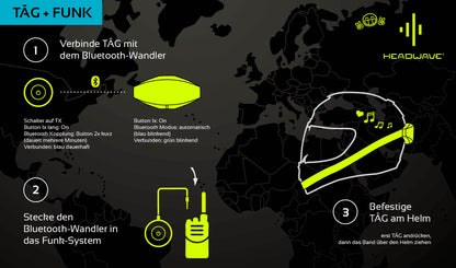 Escuela de conducción TĀG 2.0 - para cascos de moto