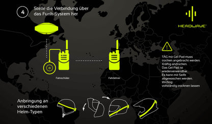 Escuela de conducción TĀG 2.0 - para cascos de moto