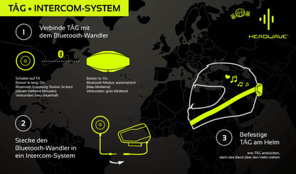 Escuela de conducción TĀG 2.0 - para cascos de moto