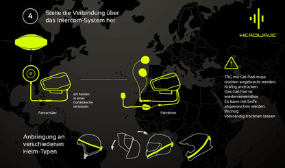 Escuela de conducción TĀG 2.0 - para cascos de moto